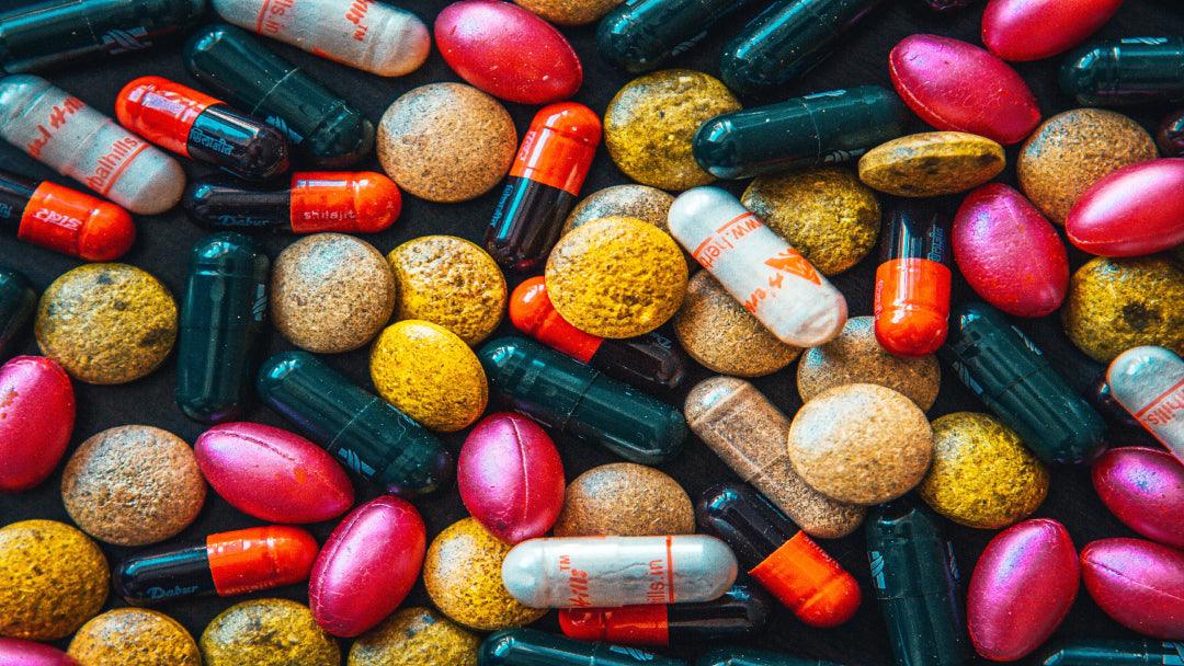 drugs on a table