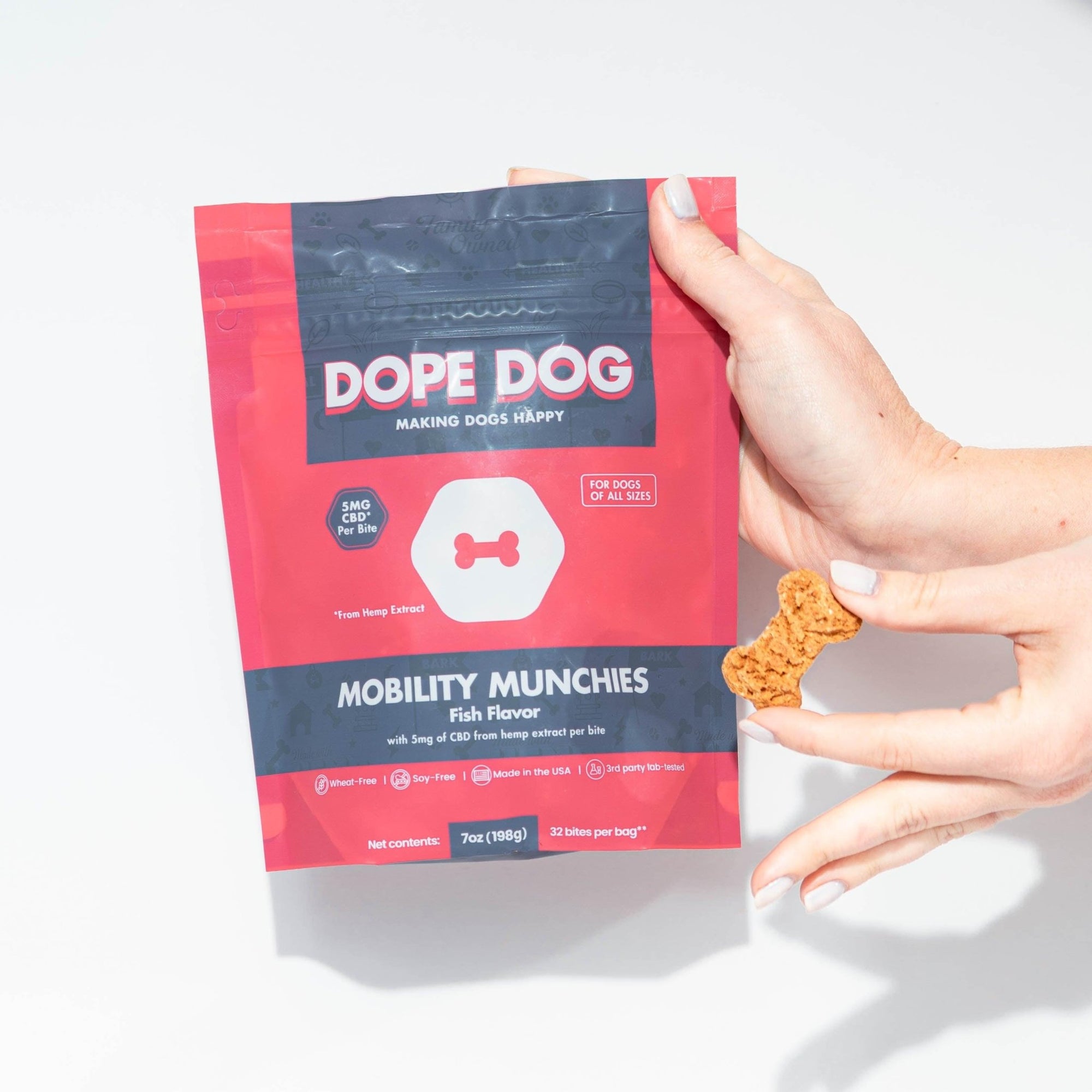 Mobility Munchies - Fish Flavor CBD Dog Treats - Dope Dog