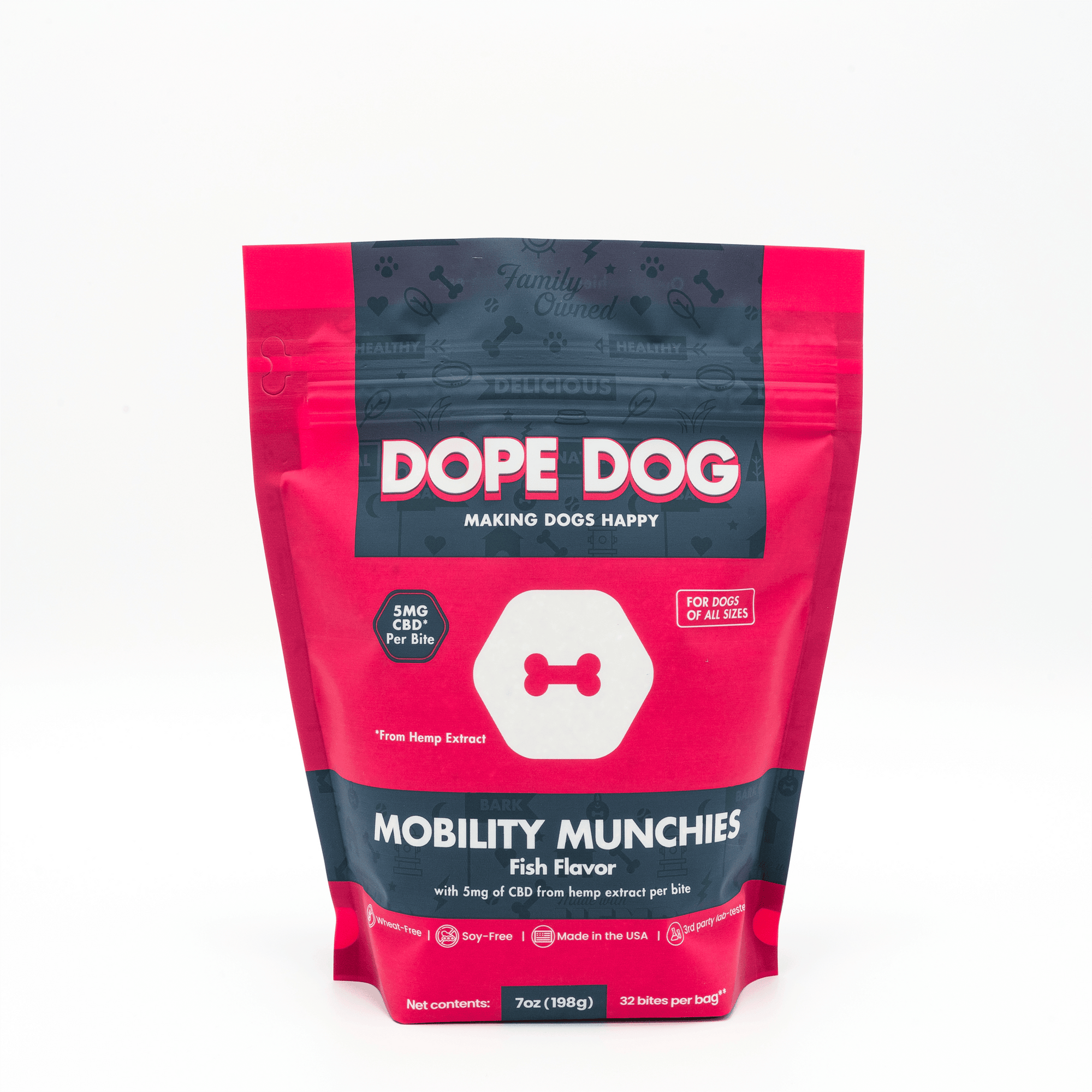 Mobility Munchies - Fish Flavor CBD Dog Treats - Dope Dog