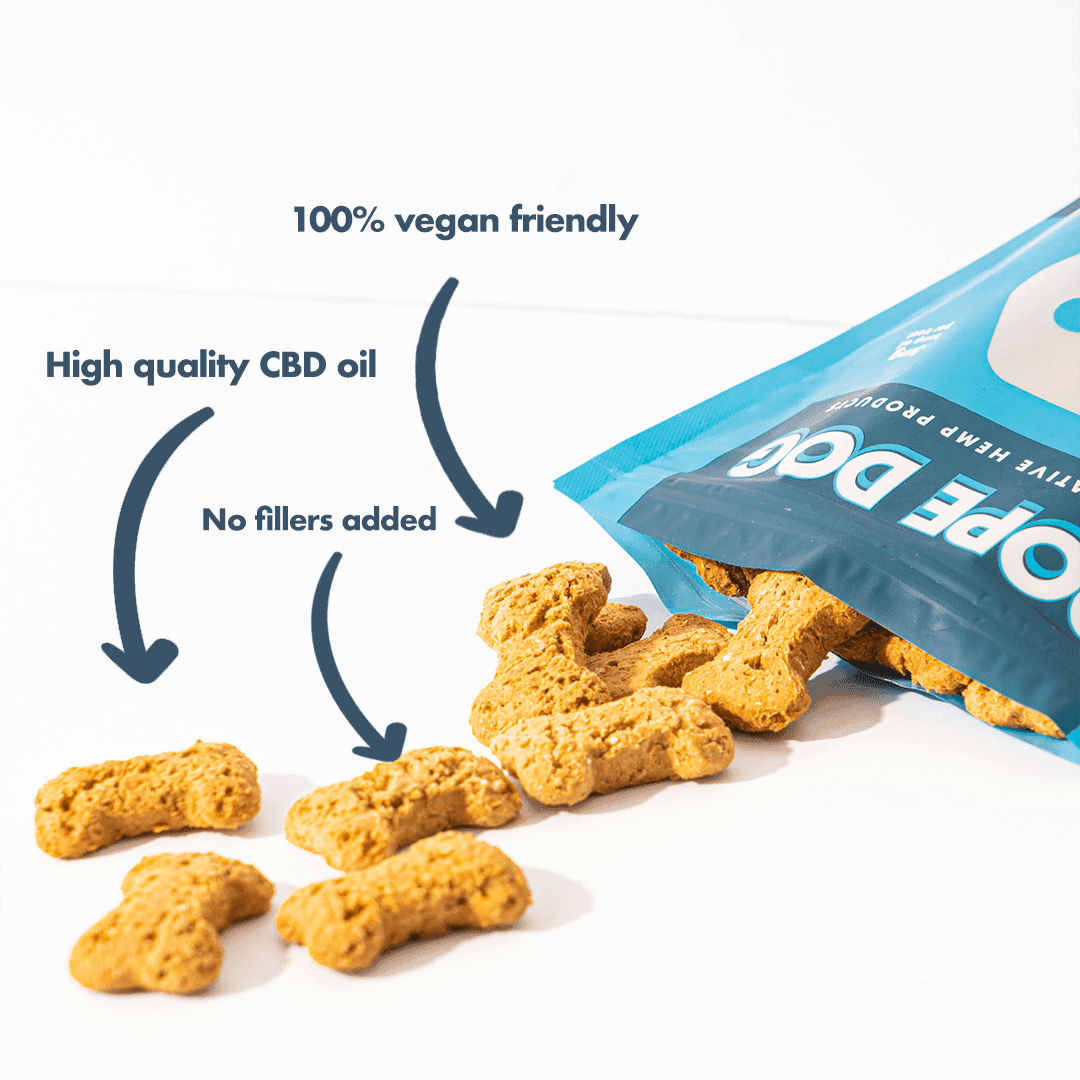 Calming Crunchies - Peanut Butter CBD Dog Treats - Dope Dog