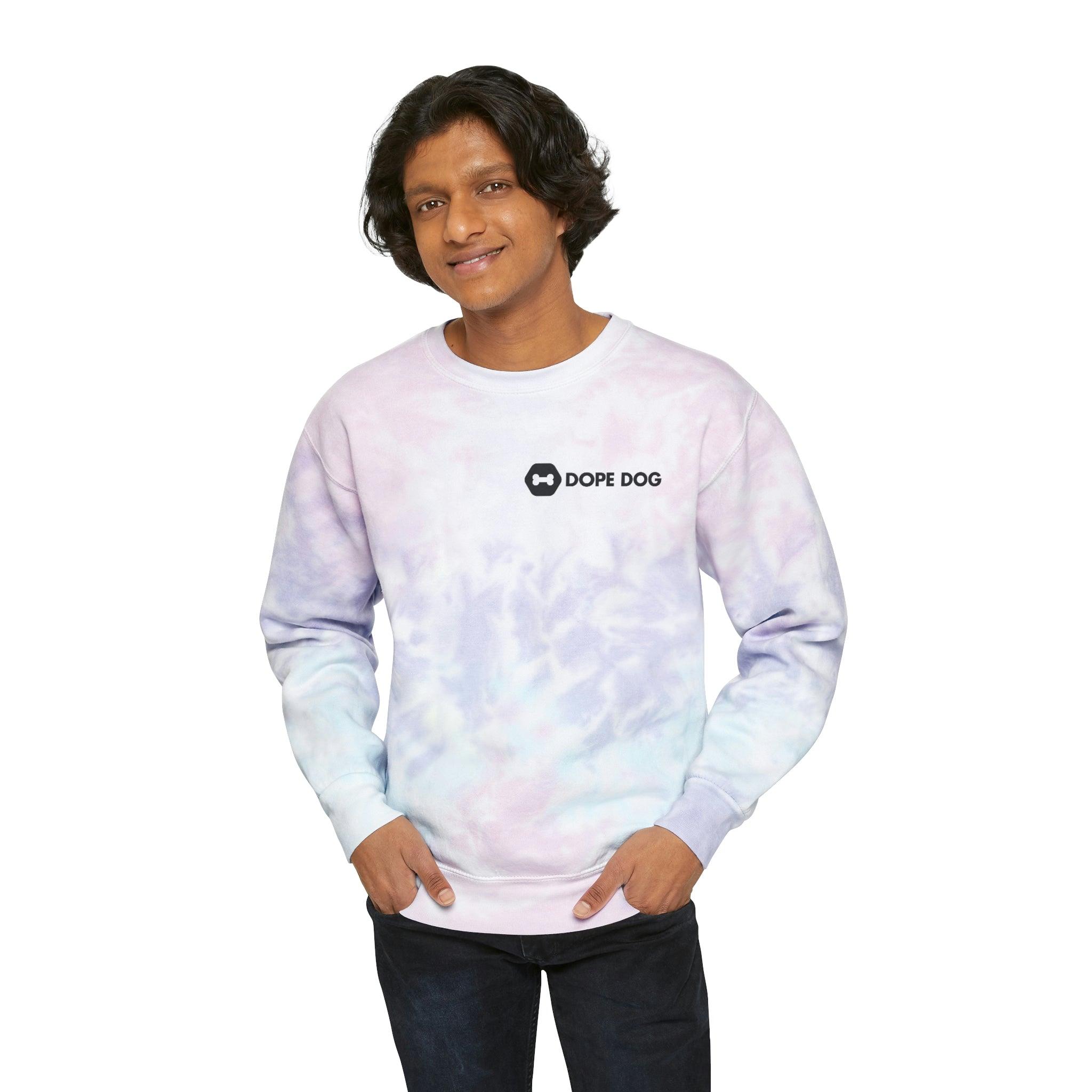 Dope Dog Unisex Tie-Dye Sweatshirt - Dope Dog 