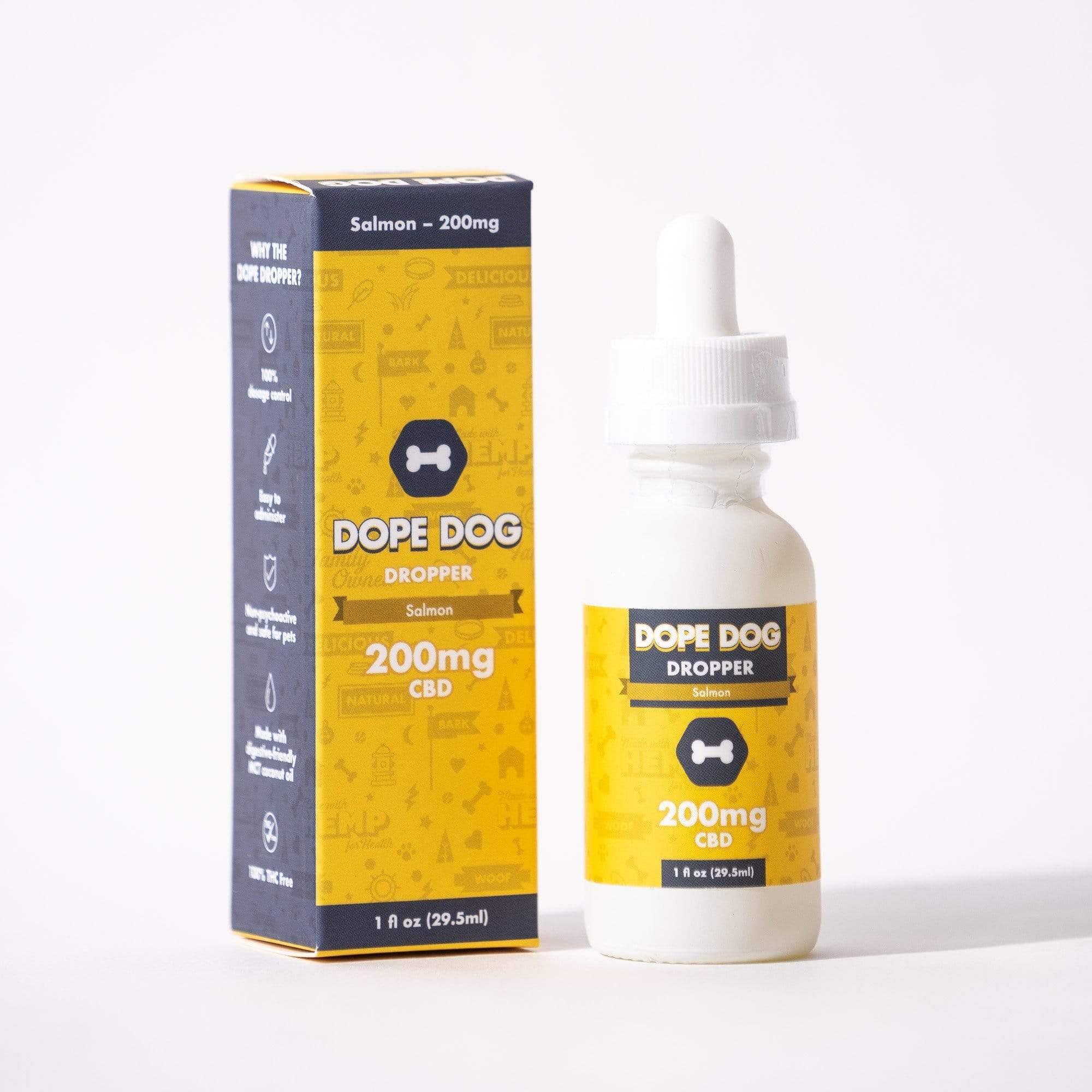 Salmon Dope Dropper 200mg CBD OIl For Dogs