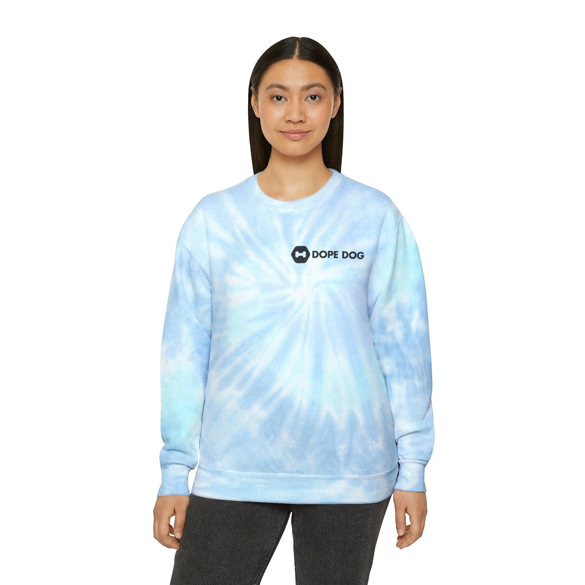 Dope Dog Unisex Tie-Dye Sweatshirt - Dope Dog 